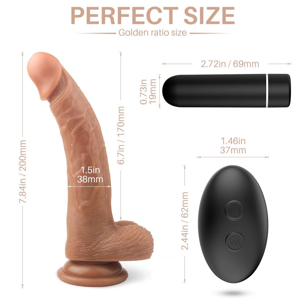 Remote Controlled Croods 2 in 1 Vibrating Dildo