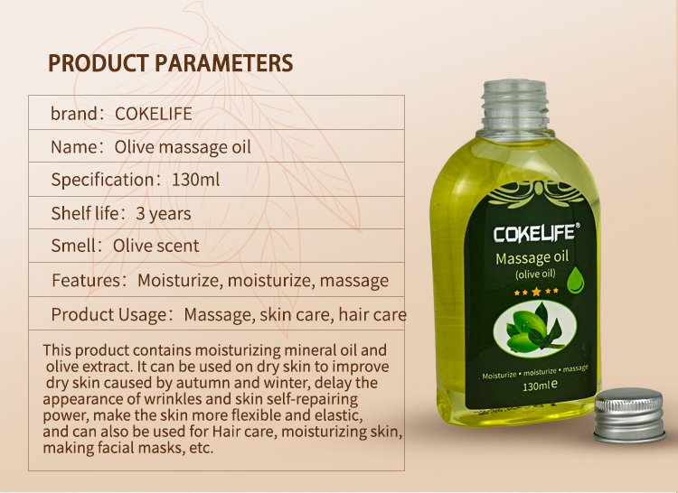 Olive massage oil