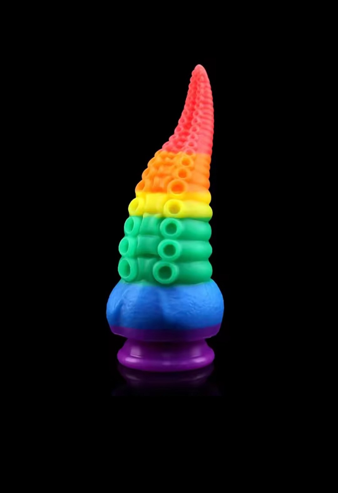 Rainbow Octopus Dildo