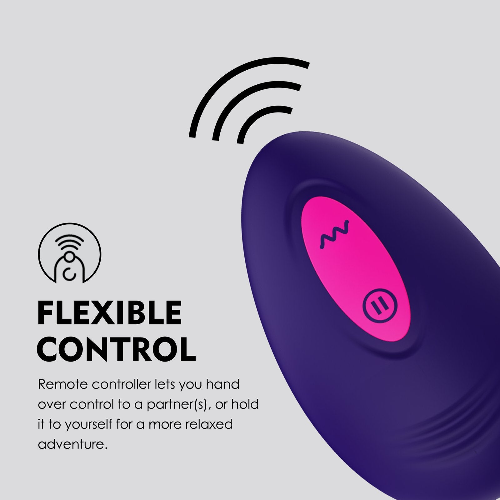 Caroline Remote controlled vibrator